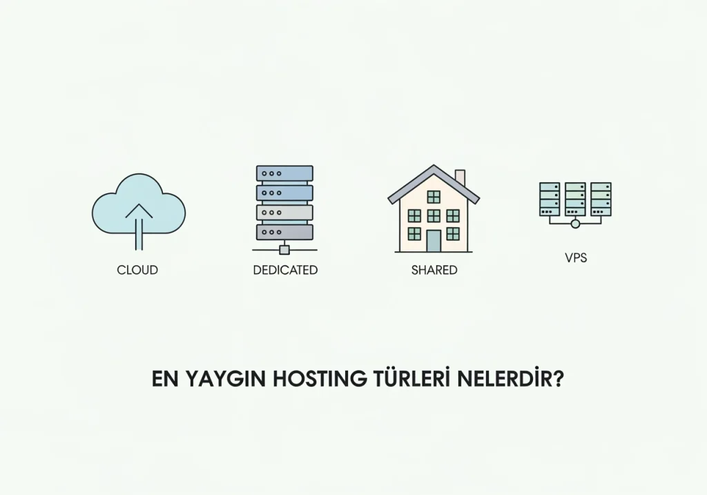 En Yaygın Hosting Türleri Nelerdir?
