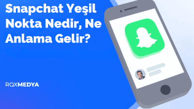 snapchat yeşil nokta nedir