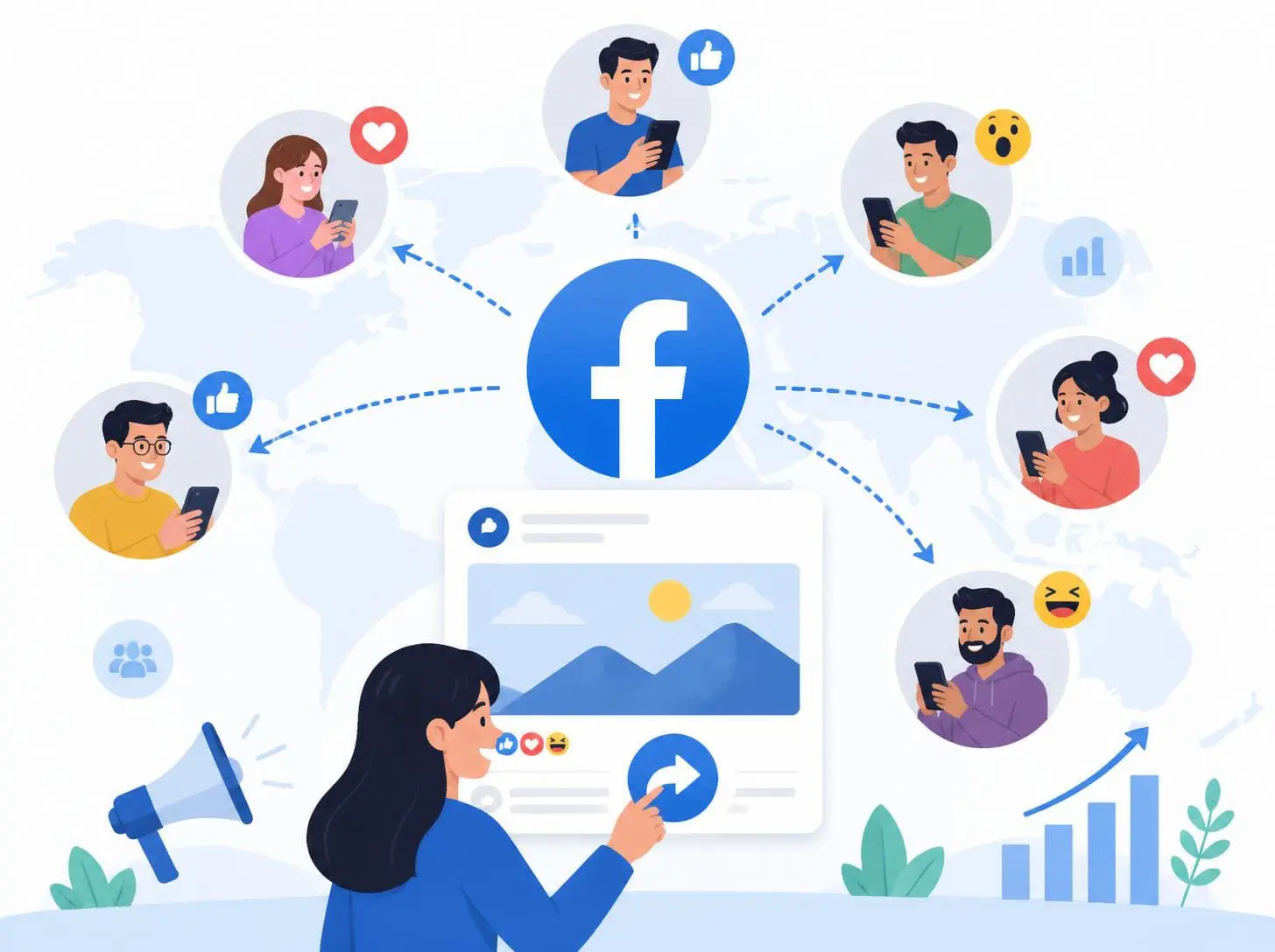 facebook gruplarda toplu paylaşım