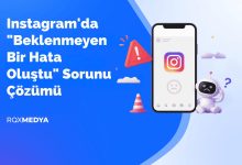 instagram beklenmeyen bir hata oluştu