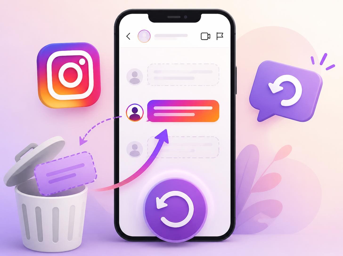 Instagram silinen mesajları geri getirme iPhone