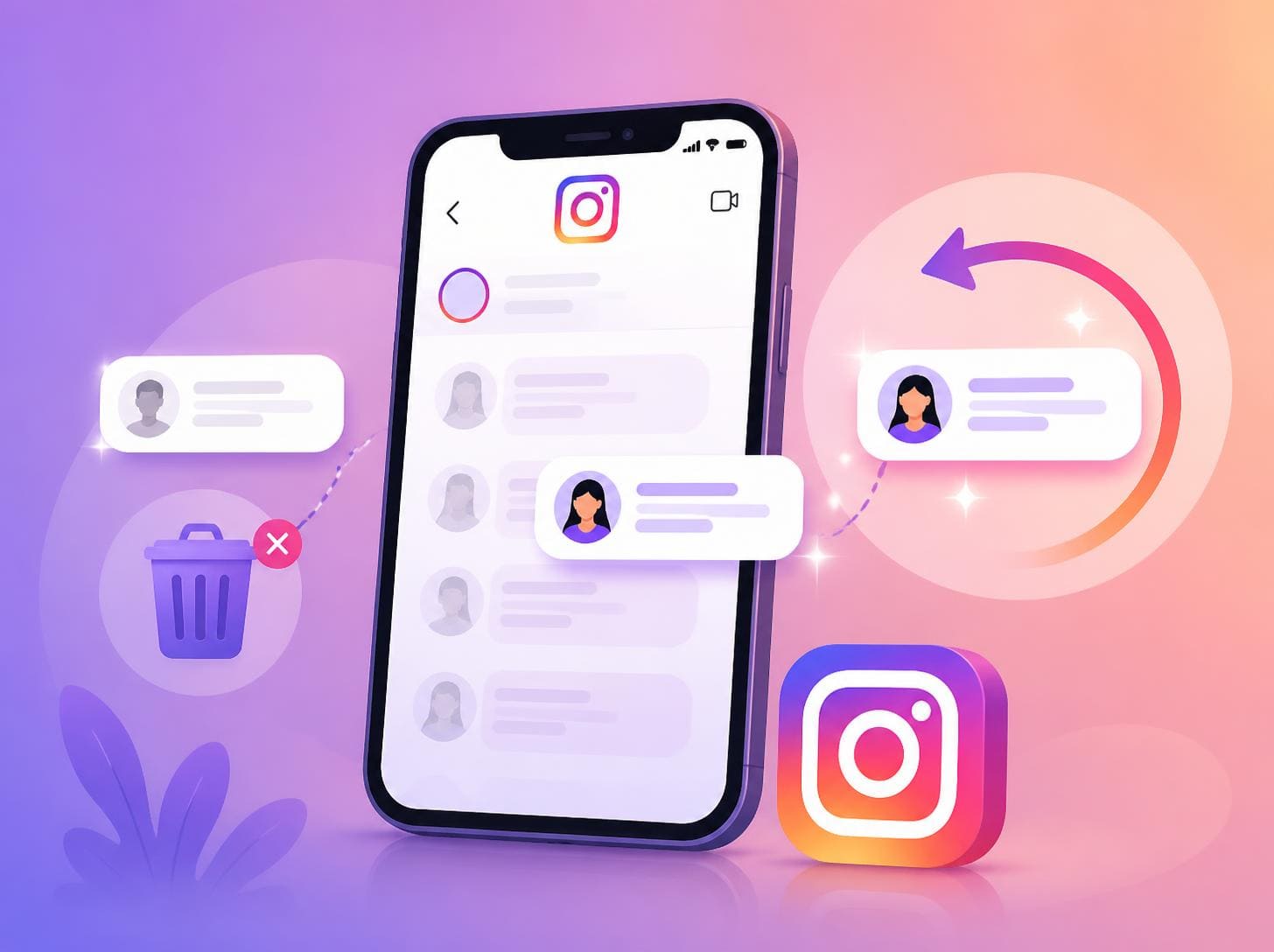 silinen mesajları geri getirme Instagram
