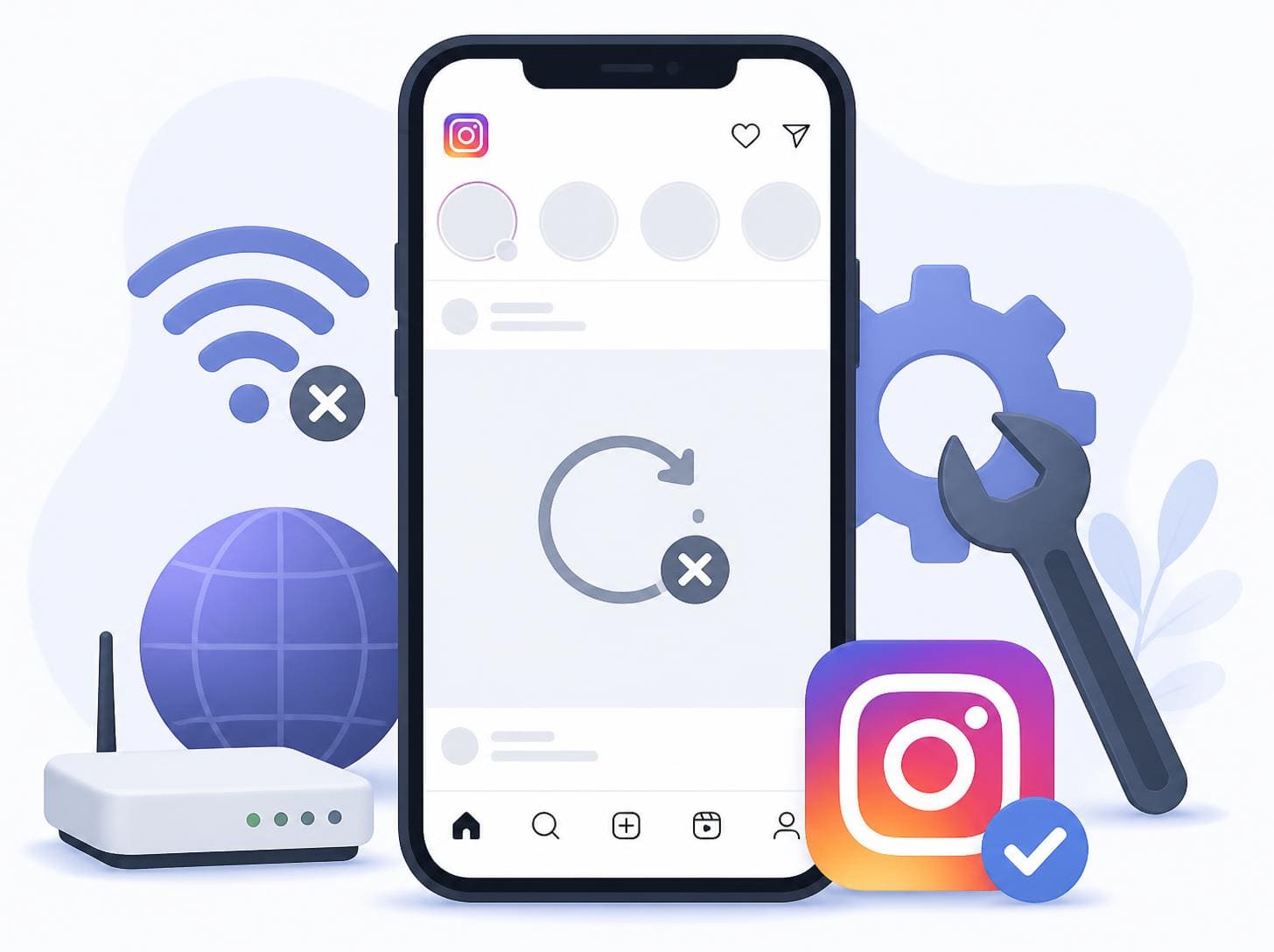 instagram akış yenilenemedi hatası