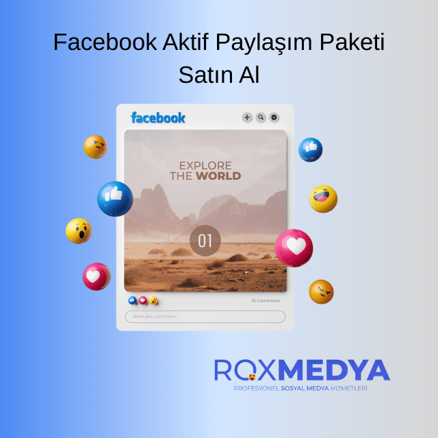 Facebook aktif paylaşım satın al