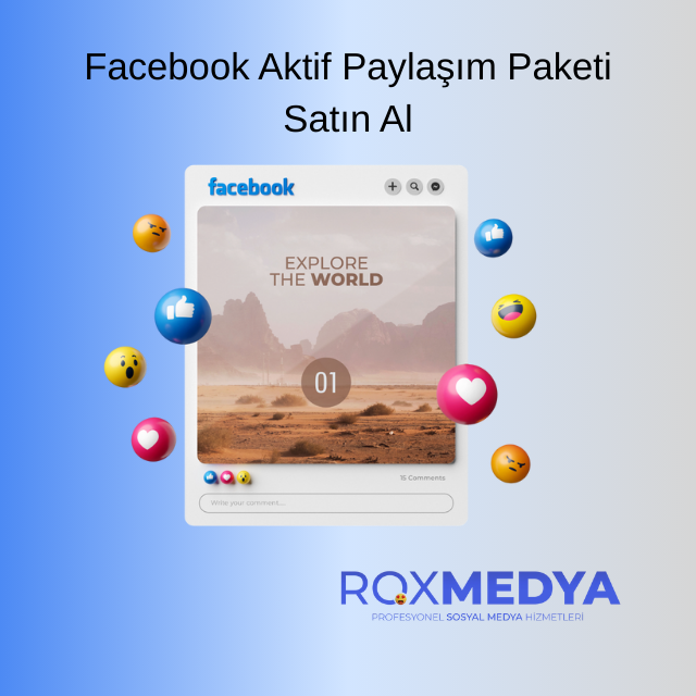 Facebook aktif paylaşım satın al
